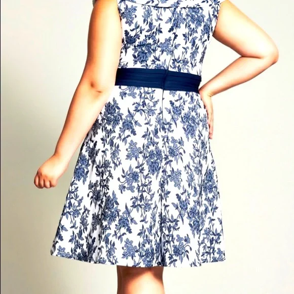 Tadashi Shoji | Dresses | Tadashi Shonji Botan Belted Dress Plus Size |  Poshmark